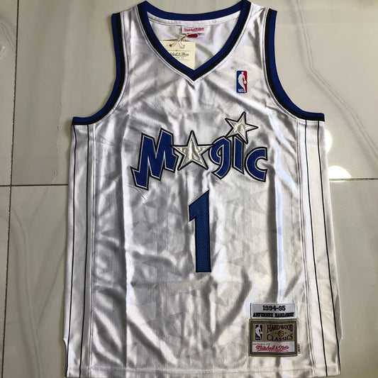 Orlando Magic Anfernee Hardaway #1 1994-95 Throwback Jersey - Dense Embroidery