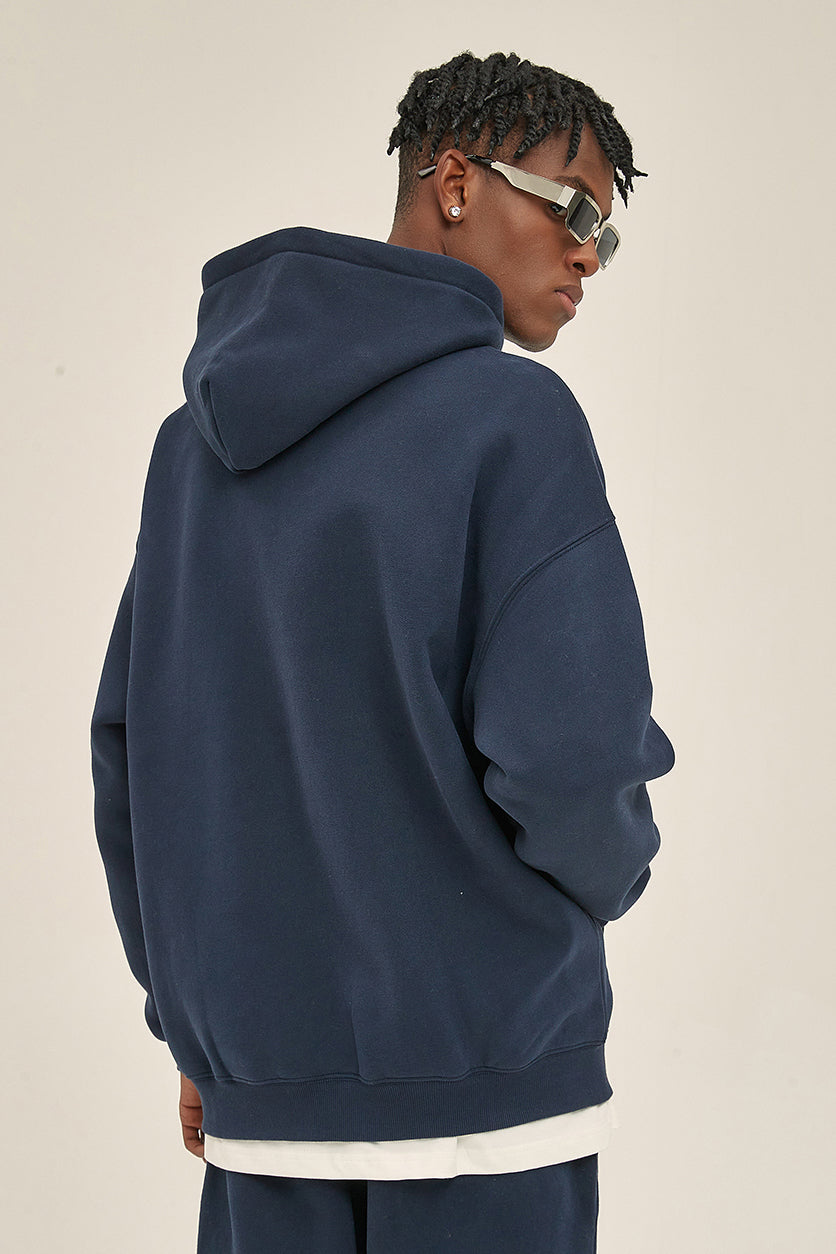 350GSM Solid Color Fleece Zipper Jacket