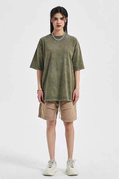 250GSM Washed Out Vintage Tee