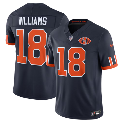 Men's Caleb Williams Chicago Bears #18  Rivalries Collection Limited Jersey