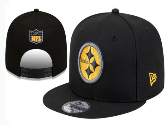Pittsburgh Steelers Black Snapback Cap