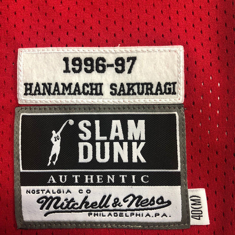 Slam Dunk Shohoku #10 red Throwback Jersey - Dense Embroidery