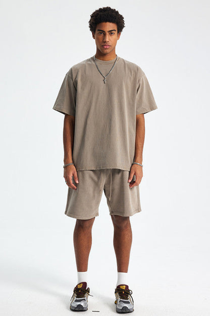 420GSM Pigment Dyed Washed Short
