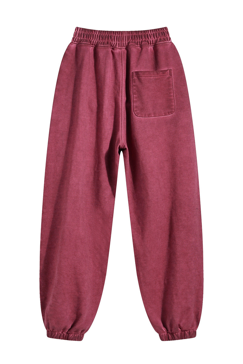 450GSM Dirty Effect Washed Out Sweatpants