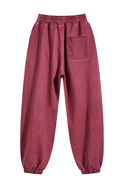 450GSM Dirty Effect Washed Out Sweatpants