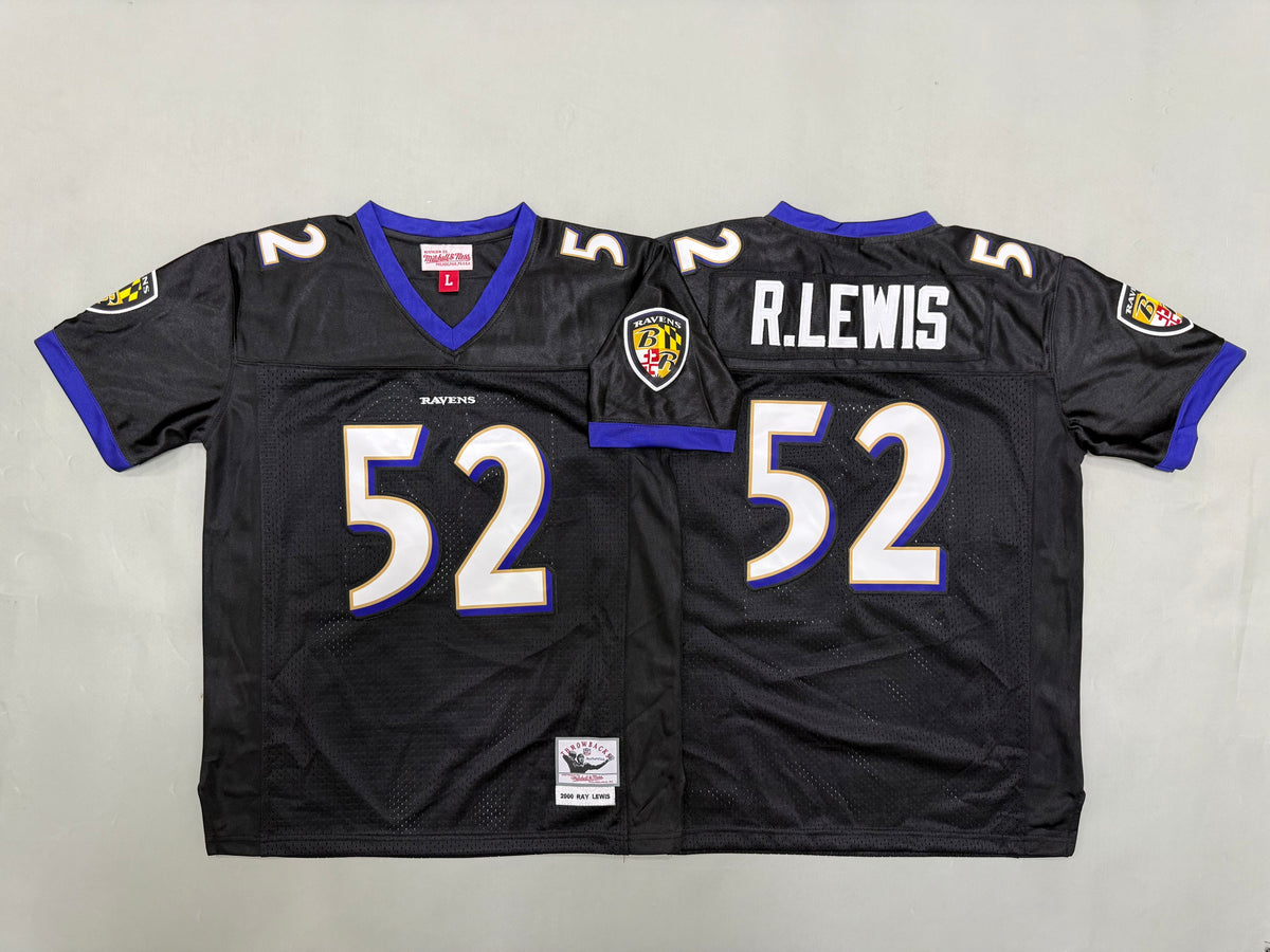 Youth Ray Lewis#52 Baltimore Ravens Vintage Throwback Jersey