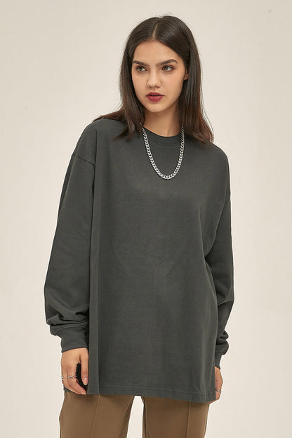 305GSM Oversized Long Sleeve Crew