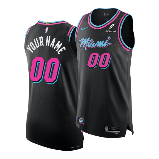 Custom Miami Heat Player Edition Jersey