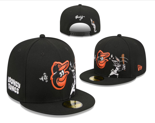Baltimore Orioles Black Snapback Cap