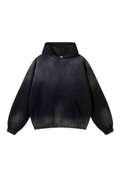 360GSM Sun Fade Distressed Washed Hoodie