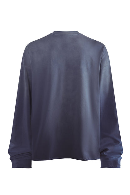 275GSM Distressed Spray Washed Long Sleeve