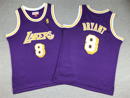 Youth Kobe Bryant Los Angeles Lakers #8 Embroidered  Jersey