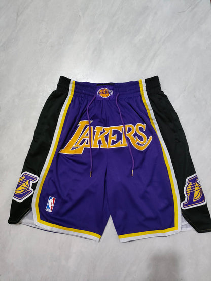 Los Angeles Lakers Purple Regular Pocket Shorts