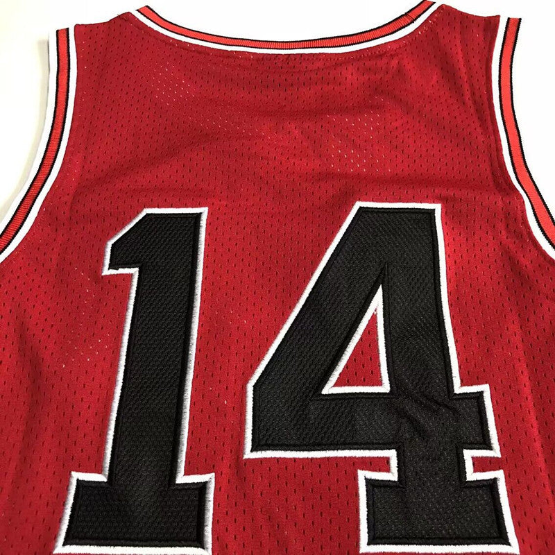 Slam Dunk Shohoku #14 red Throwback Jersey - Dense Embroidery