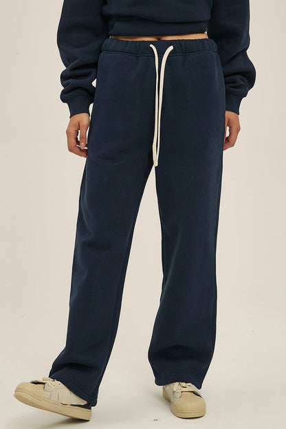 350GSM Relaxed Solid Color Sweatpants
