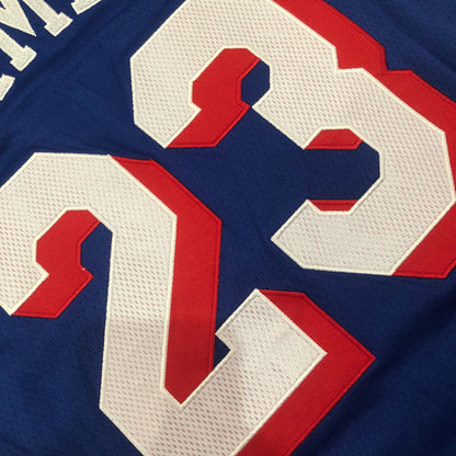 Philadelphia 76ers LeBron James #23 blue Throwback Jersey - Dense Embroidery