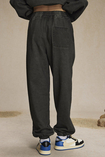 450GSM Dirty Effect Washed Out Sweatpants