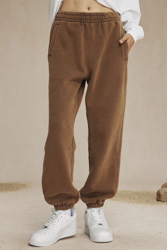 360GSM Washed Fleece Sweatpants