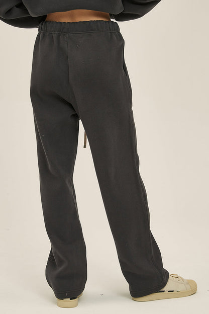 350GSM Relaxed Solid Color Sweatpants