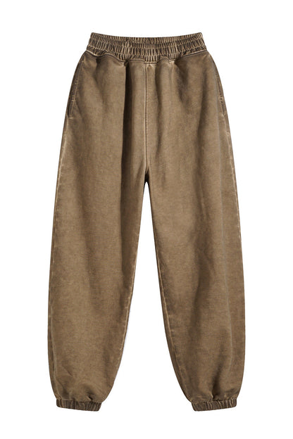 450GSM Dirty Effect Washed Out Sweatpants