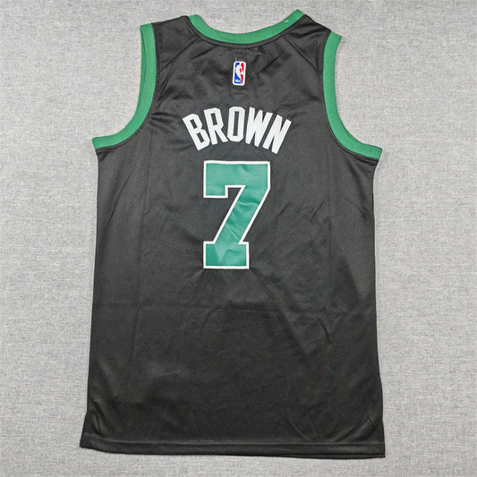 Boston Celtics Jaylen Brown #7 City Edition - Embroidered Jersey