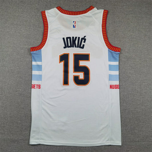 Denver Nuggets Nikola Jokic #15 2023 City Edition - Embroidered Jersey