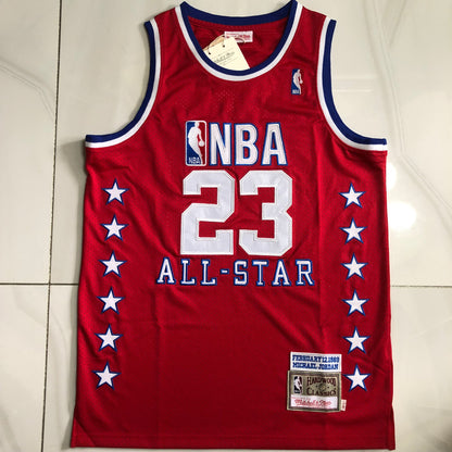 All-Star Michael Jordan #23 red Throwback Jersey - Dense Embroidery