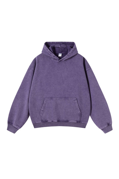 420GSM 100% Cotton Washed Vintage Hoodie