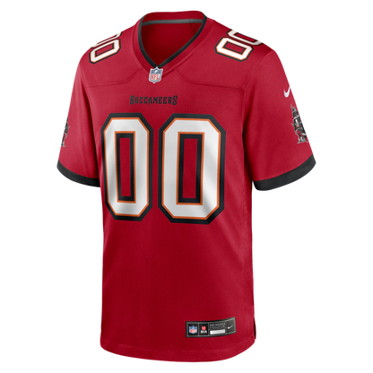 Custom Tampa Bay Buccaneers Red Game Jersey