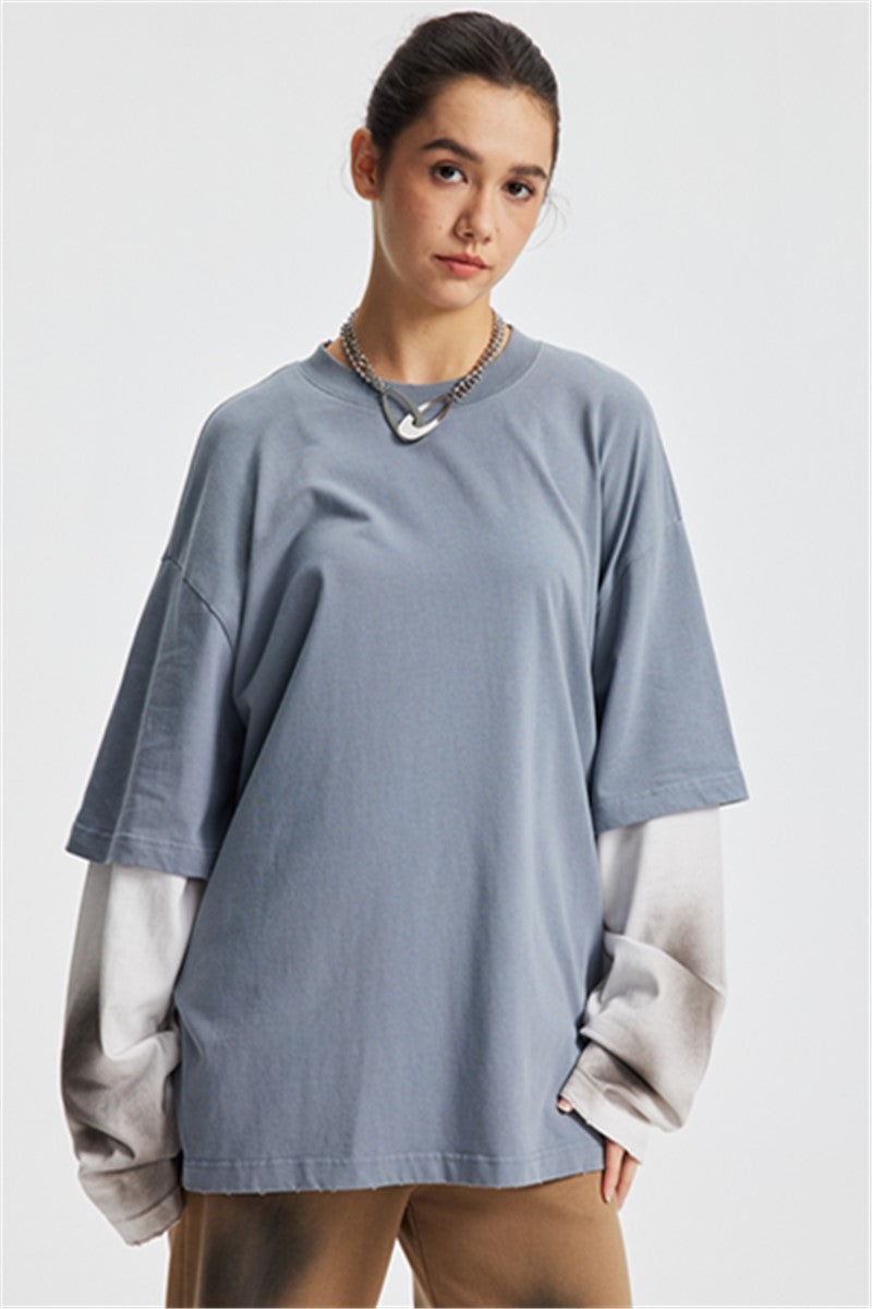 275GSM Washed Double Layer Long Sleeve