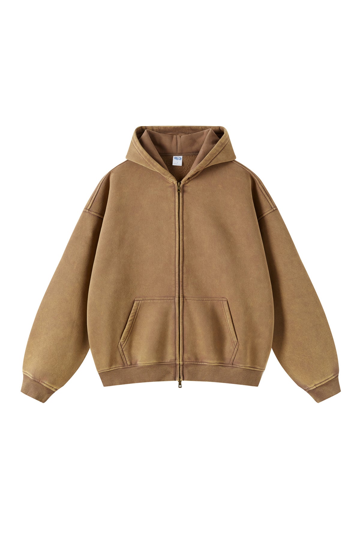 360GSM Washed Fleece Zipper Jacket