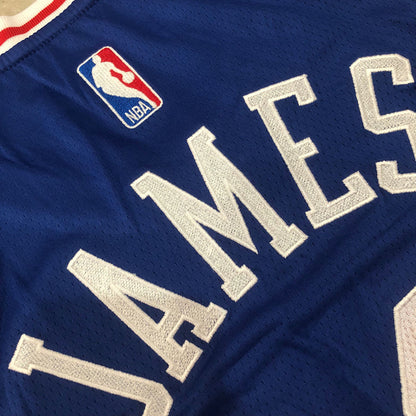 Philadelphia 76ers LeBron James #23 blue Throwback Jersey - Dense Embroidery
