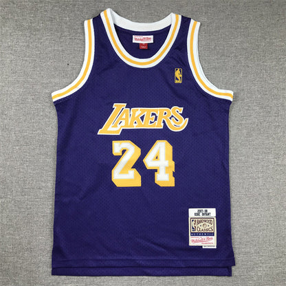 Youth Kobe Bryant Los Angeles Lakers #24  Embroidered  Jersey