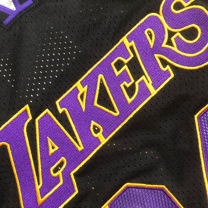 Kobe Bryant #24 black 2009-10 Throwback Jersey -  Dense Embroidery