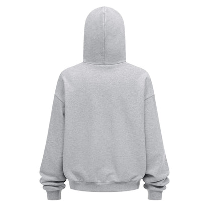 430GSM Boxy Fit Fleece Solid Color Hoodie