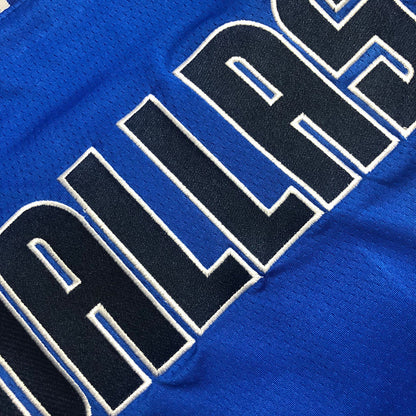 Dallas Mavericks Kyrie Irving #2 blue Throwback Jersey - Dense Embroidery