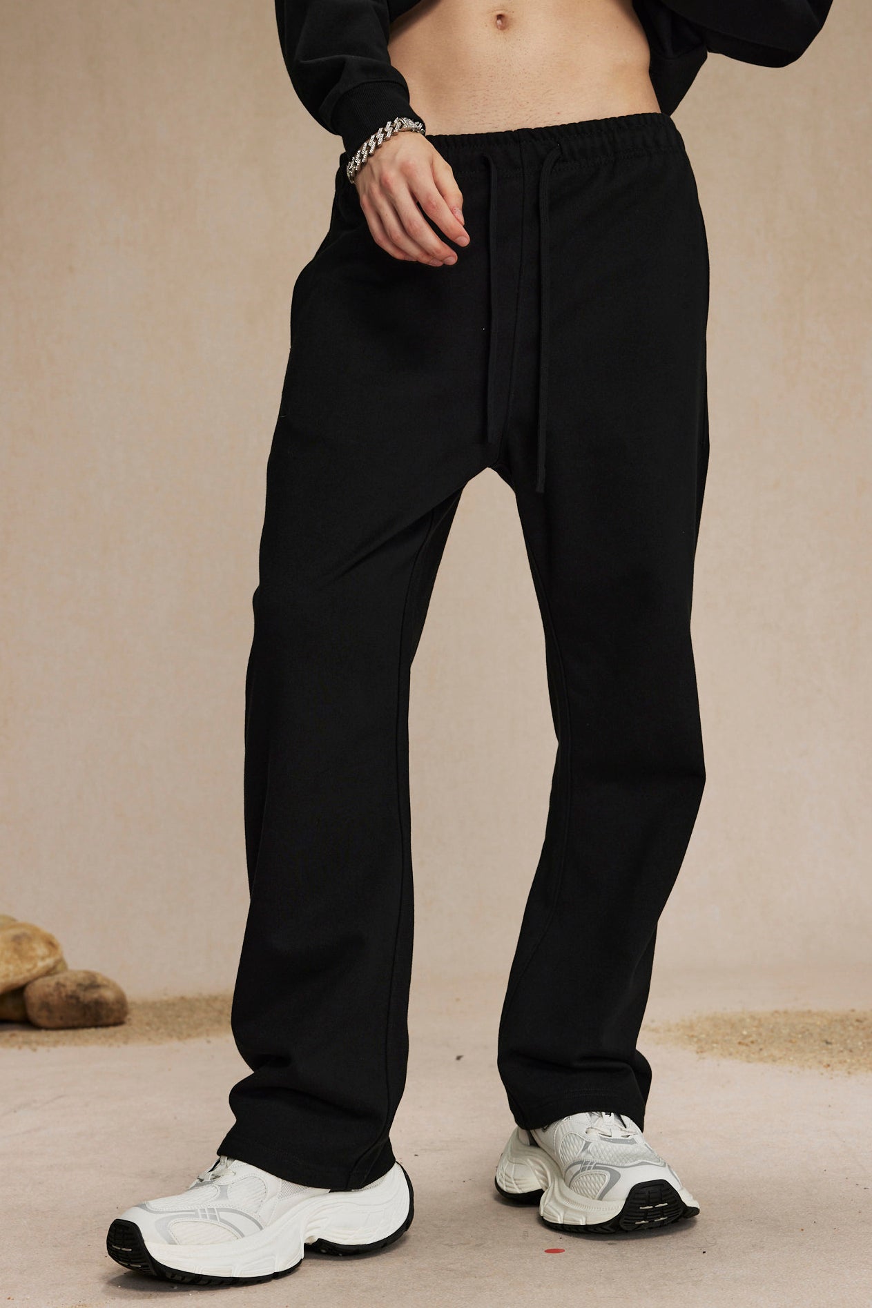 430GSM French Terry Solid Color Sweatpants