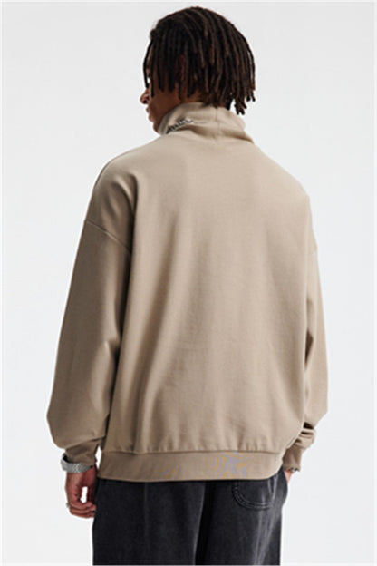 305GSM High Collar Sweatshirt
