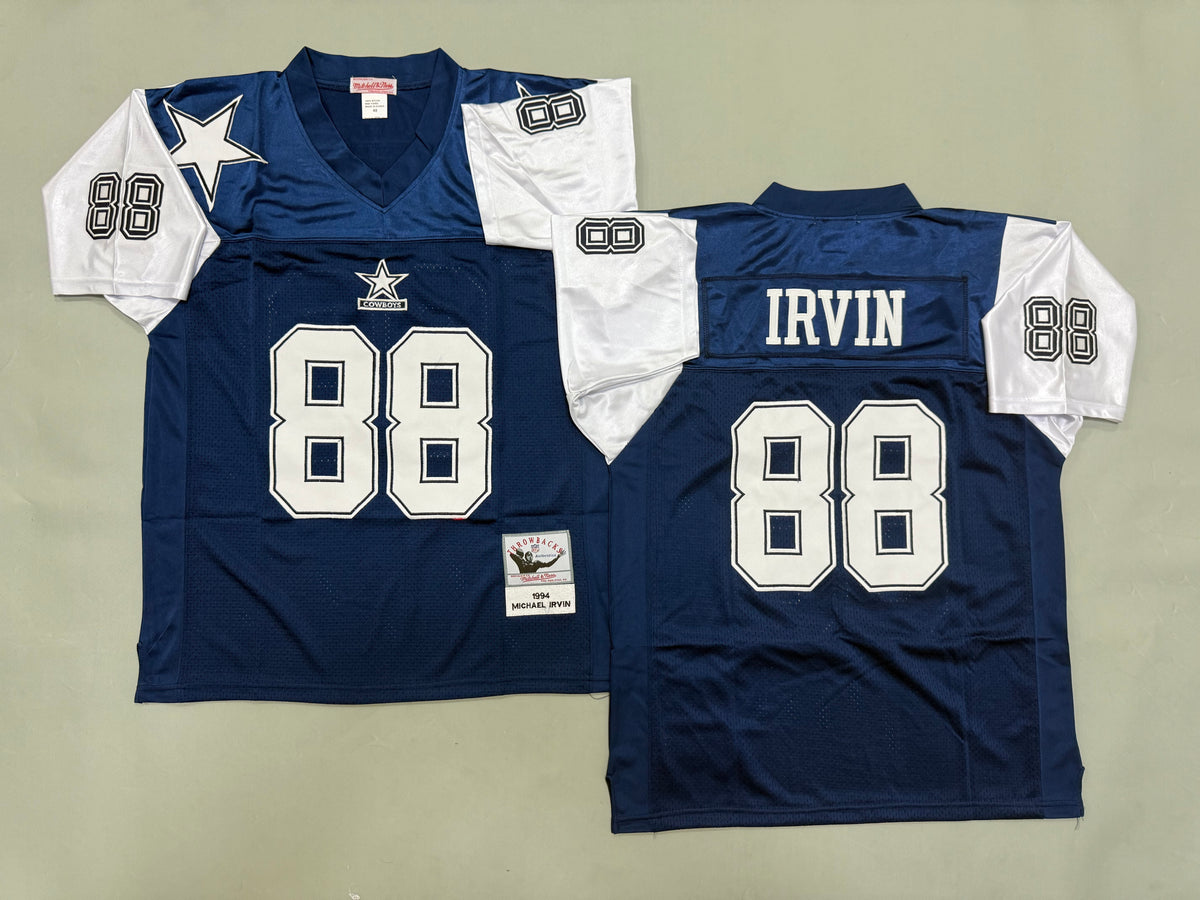 Mens Michael Irvin#88 Dallas Cowboys Vintage Throwback Jersey