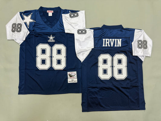 Mens Michael Irvin#88 Dallas Cowboys Vintage Throwback Jersey