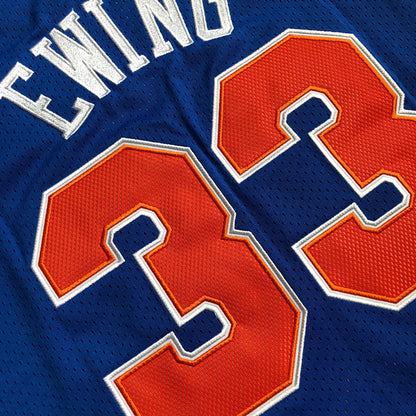 New York Knicks Patrick Ewing #33 1985 Throwback Jersey - Dense Embroidery