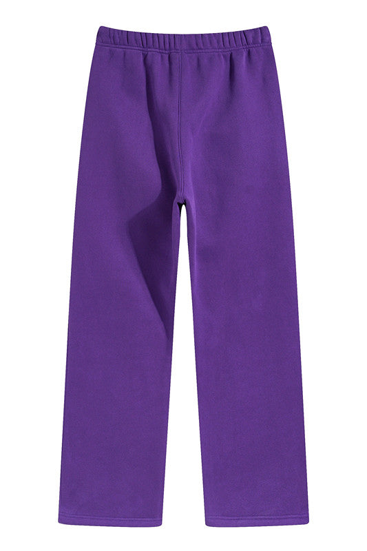 350GSM Relaxed Solid Color Sweatpants