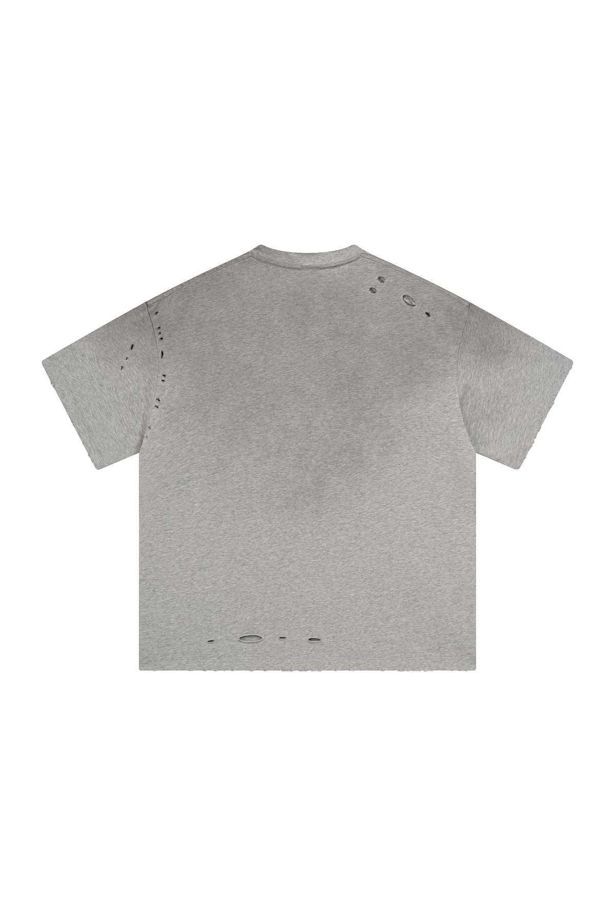250GSM Gradient Sprayed Distressed Tee