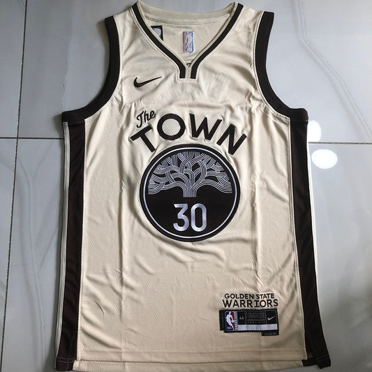 Golden State Warriors Stephen Curry #30 Throwback Jersey - Dense Embroidery
