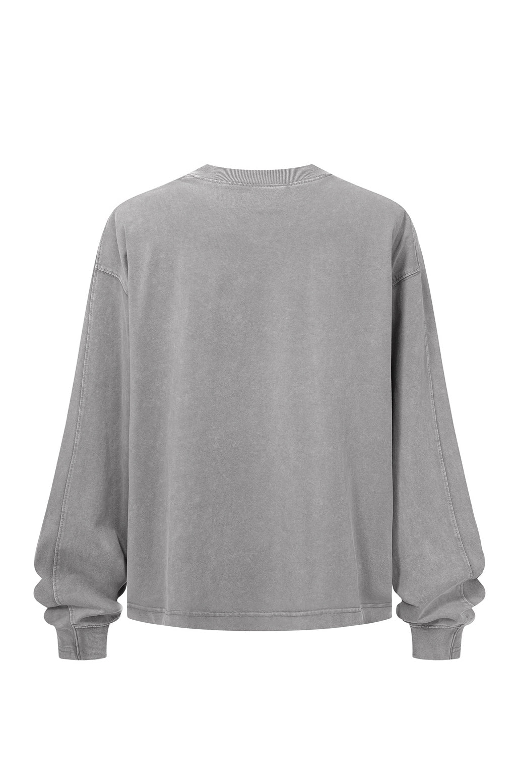 285GSM Contrast Long Sleeve Pigment Dyed Tee