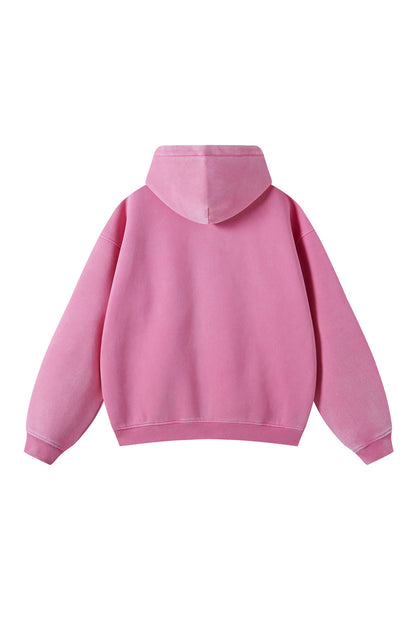 360GSM Washed Fleece Zipper Jacket