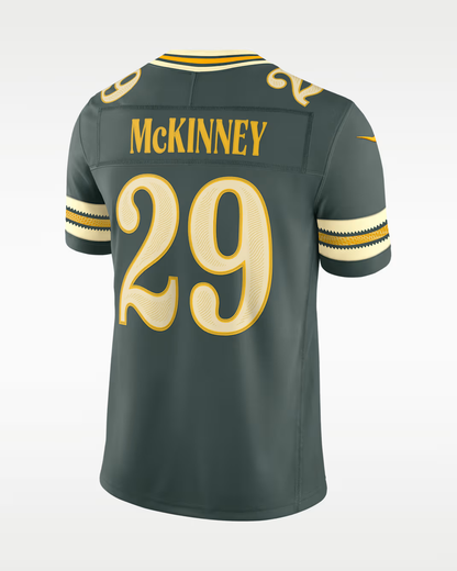 Men's Xavier McKinney #29 Green Bay Packers Rivalries Collection Limited Jersey