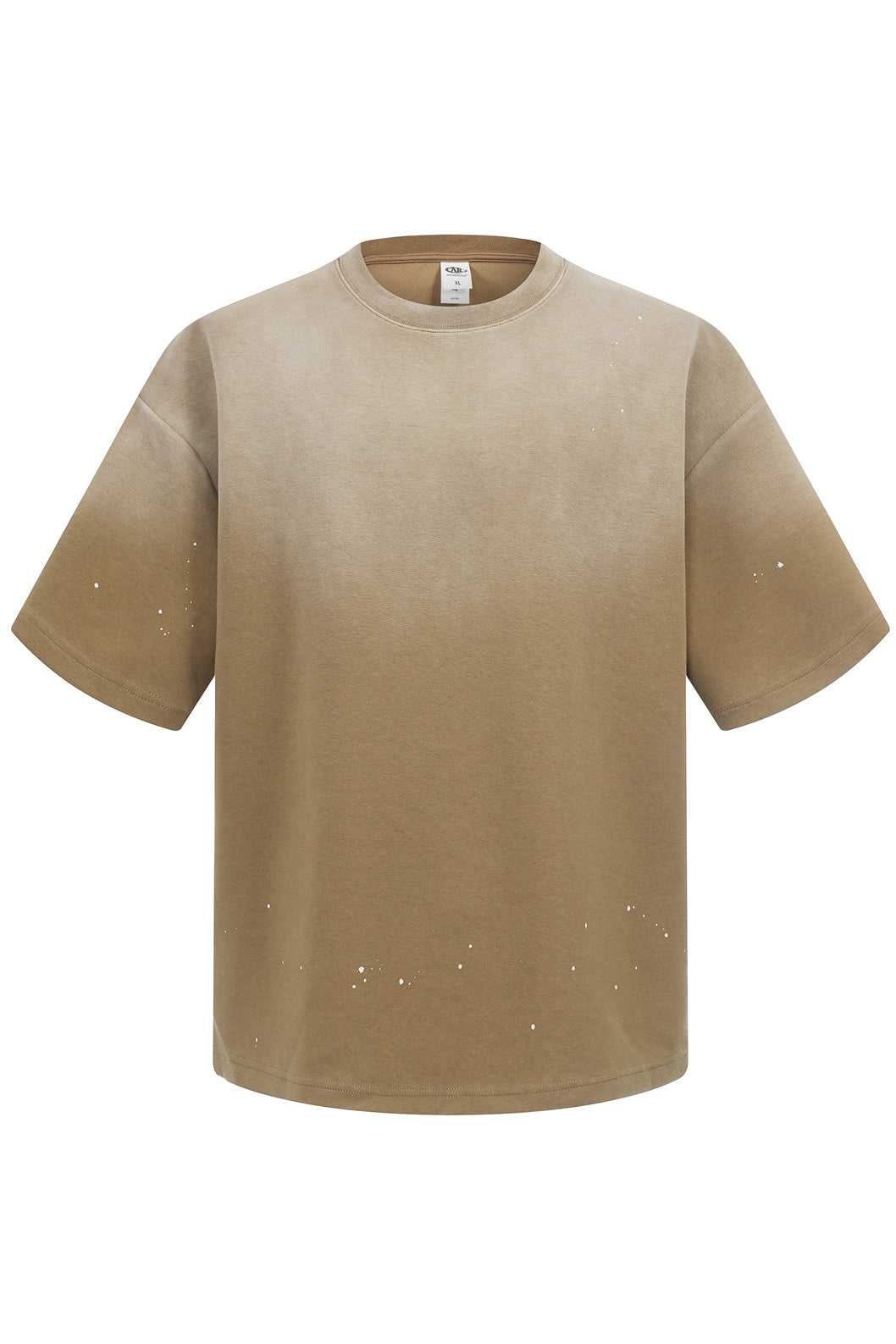 305GSM Ink Splashing Spray Washed Tee