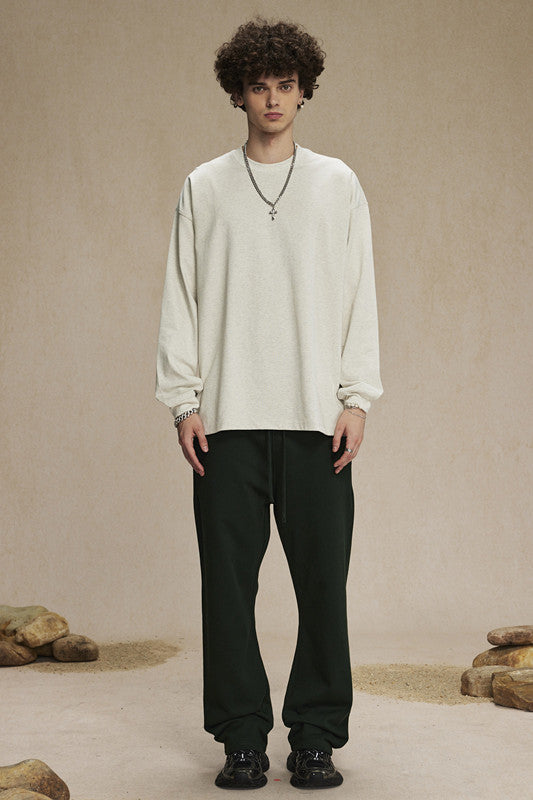 385GSM Oversized Long Sleeve Crew