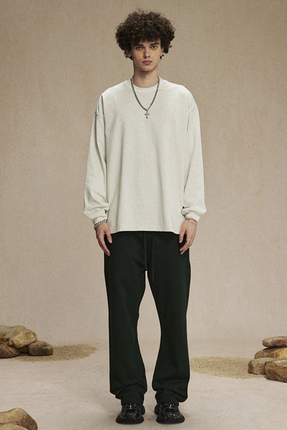 385GSM Oversized Long Sleeve Crew